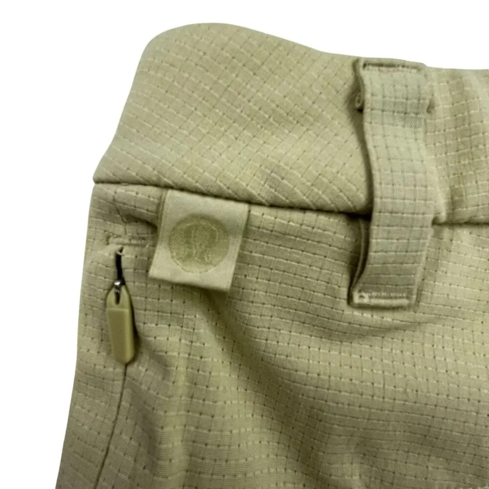 lululemon athletica Men’s Flat Front Shorts — Olive Green